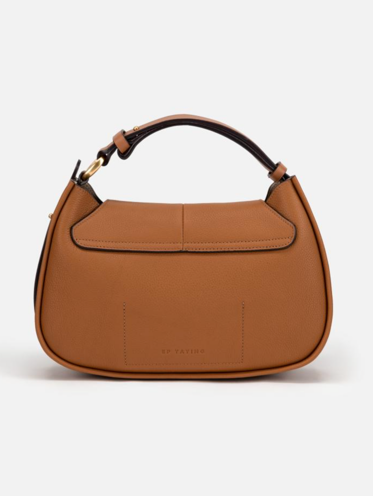 EP YAYING Full-Grain Leather Commuter Ingot Bag