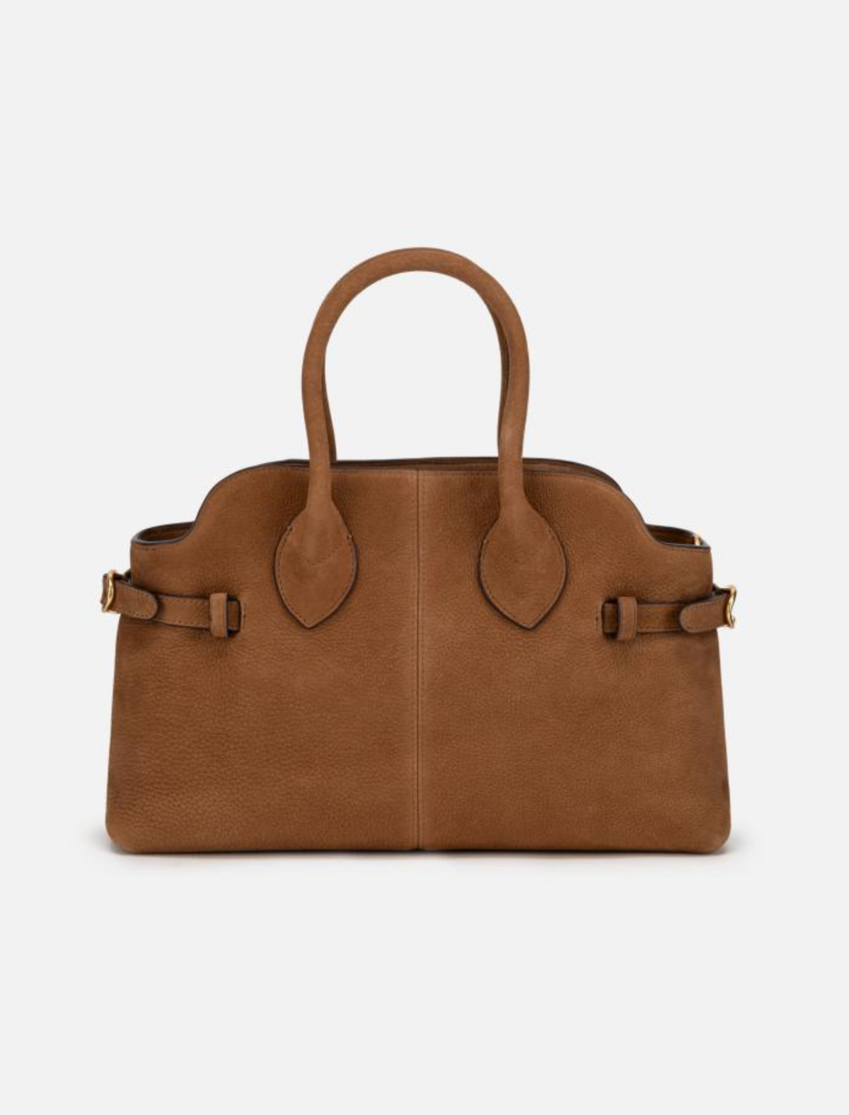 EP YAYING Suede-Effect Leather Boston Crossbody Bag