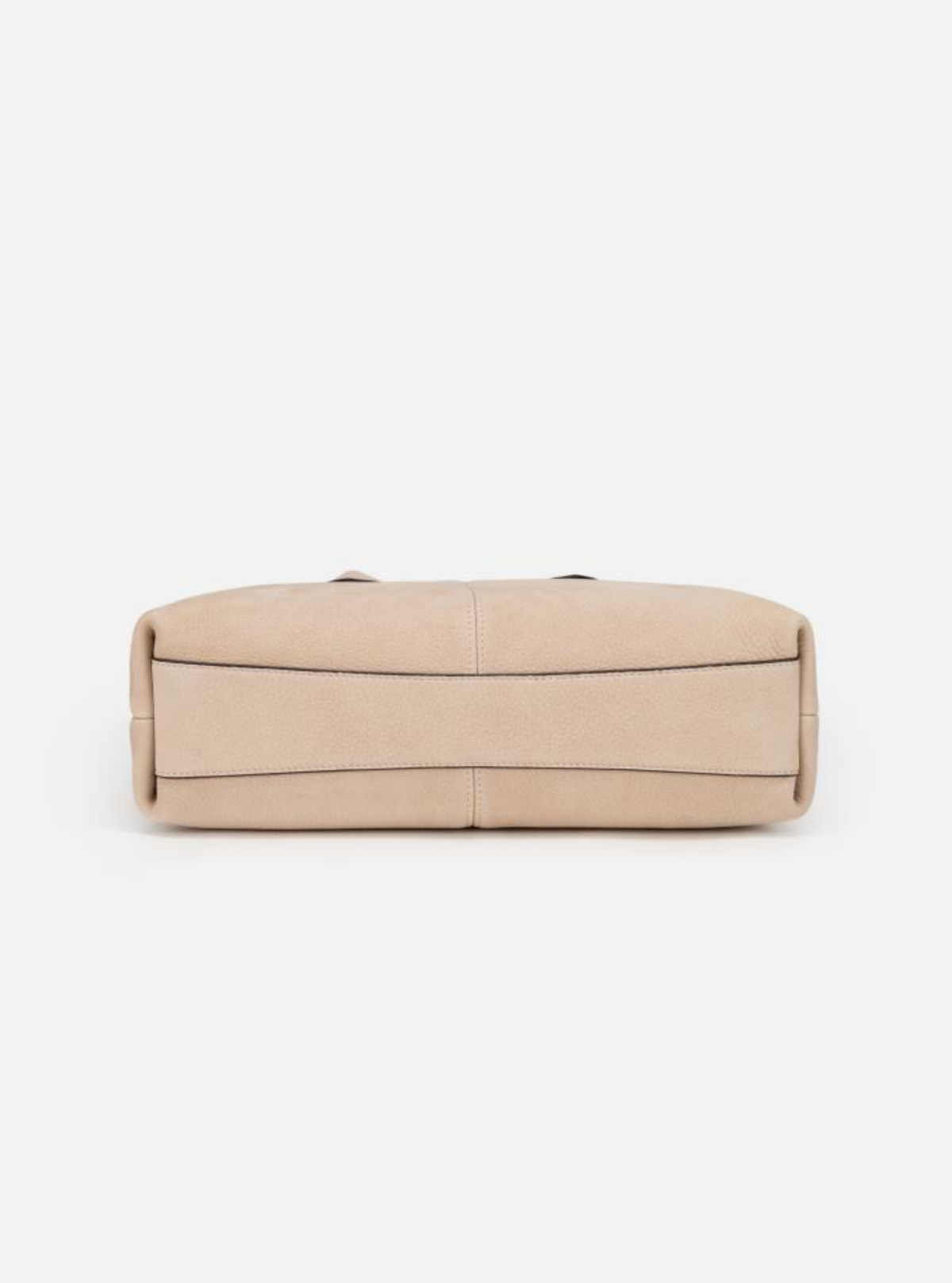EP YAYING Suede-Effect Leather Double-Clasp Tote