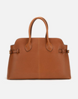 EP YAYING Leather Double-Clasp Tote Boston Crossbody Bag
