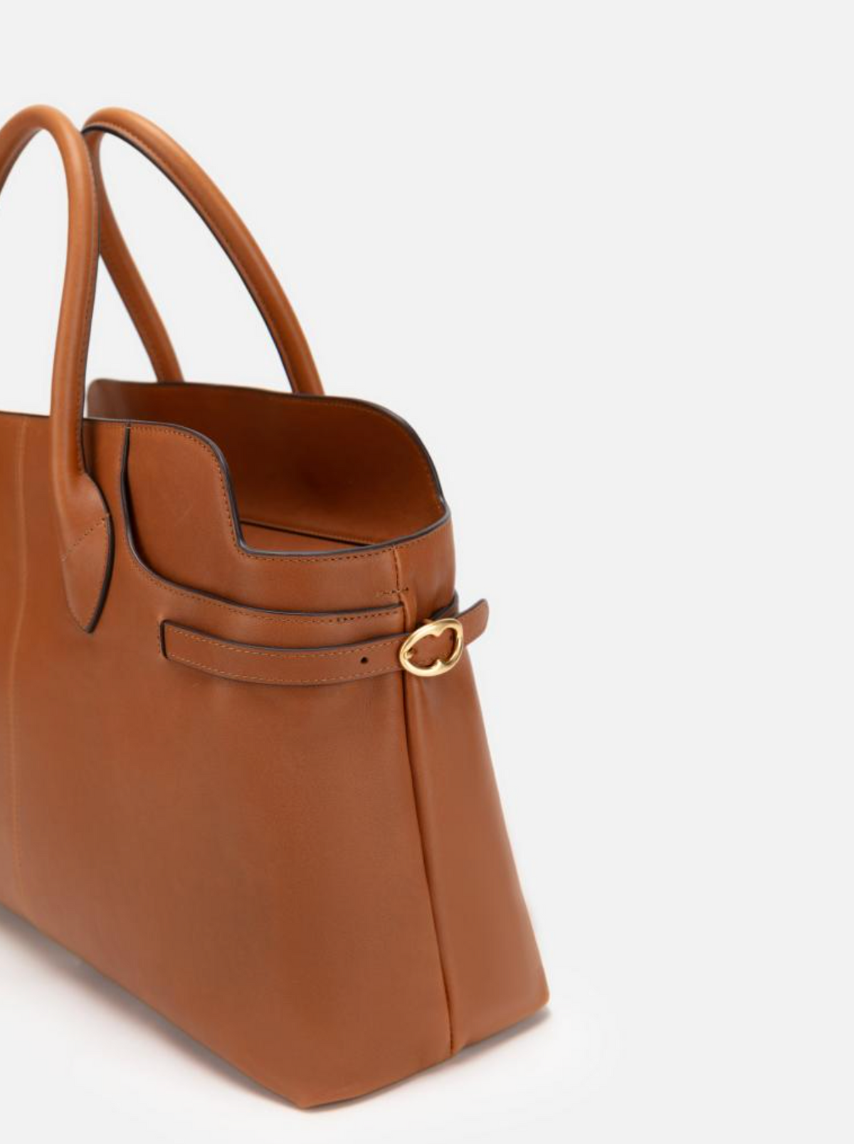 EP YAYING Leather Double-Clasp Tote Boston Crossbody Bag