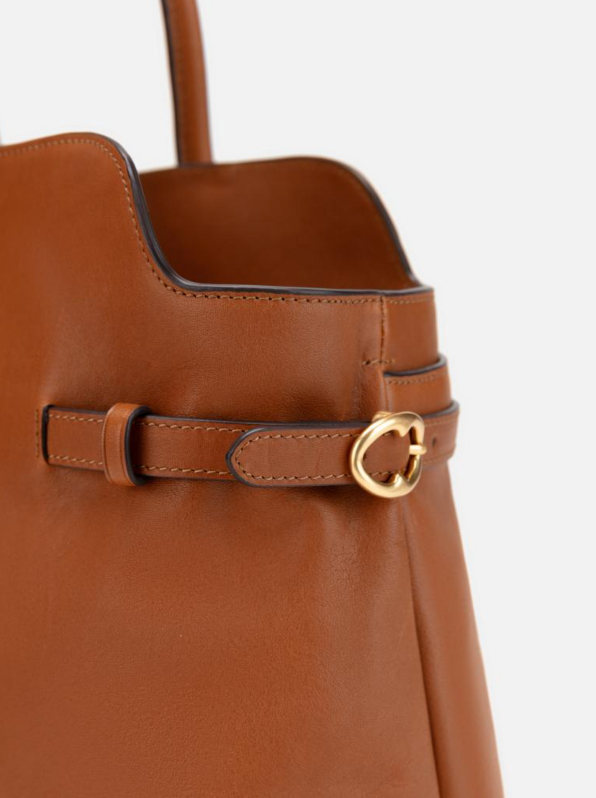 EP YAYING Leather Double-Clasp Tote Boston Crossbody Bag