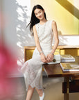 YAYING KNIT LACE DRESS