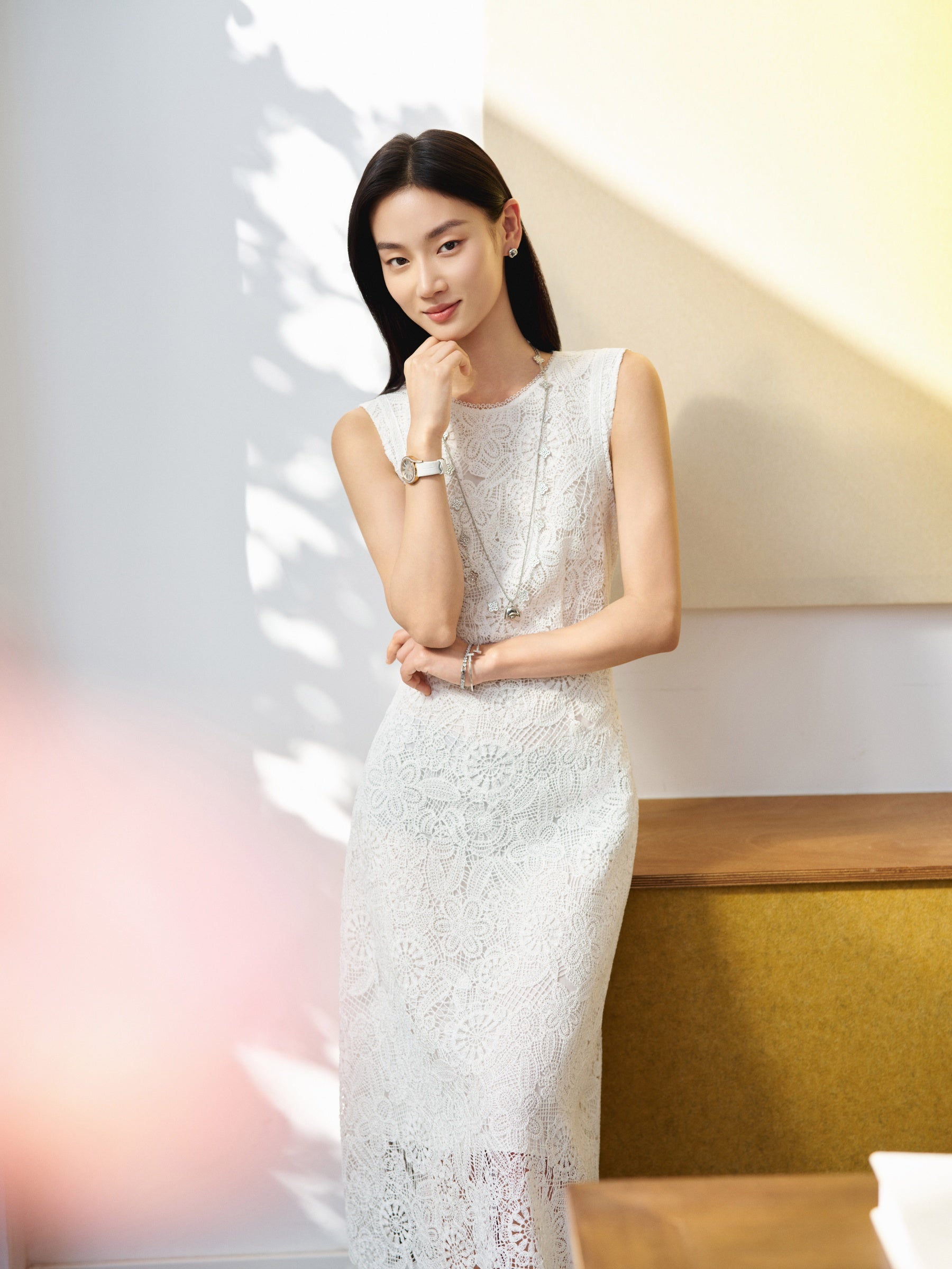 YAYING KNIT LACE DRESS