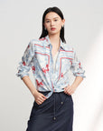 EP YAYING New Year Shirt Blue