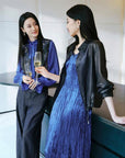 EP YAYING Embroidered Textured Lightweight Shirt