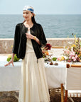 YAYING Gambiered Silk Coat EPLES1246AH