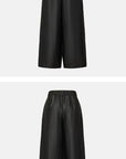 EP YAYING Gambiered Silk Pants EGLES6301AH