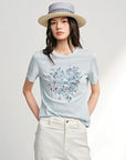 EP YAYING Embroidered T-Shirt? EGLEC5317AW