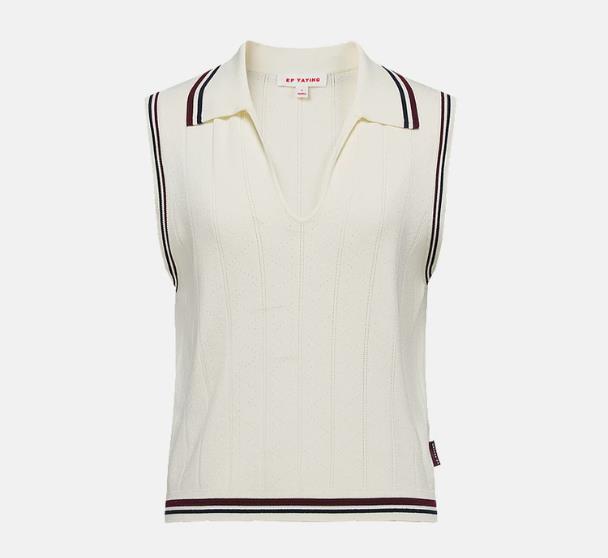 EP YAYING Polo Neck Knit Top EGLEA9558AM