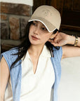Casual Contrast Trim Baseball Sun Hat