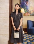 YAYING SILK DRESS EPLES4613EC
