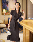 YAYING SILK DRESS EPLES4613EC