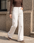 EP YAYING Classic Denim Flared Trousers EGLADJ646A