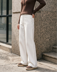 EP YAYING Classic Denim Flared Trousers EGLADJ646A