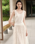 YAYING Classic H-Silhouette Cashmere Knit Vest EPLAG9942A