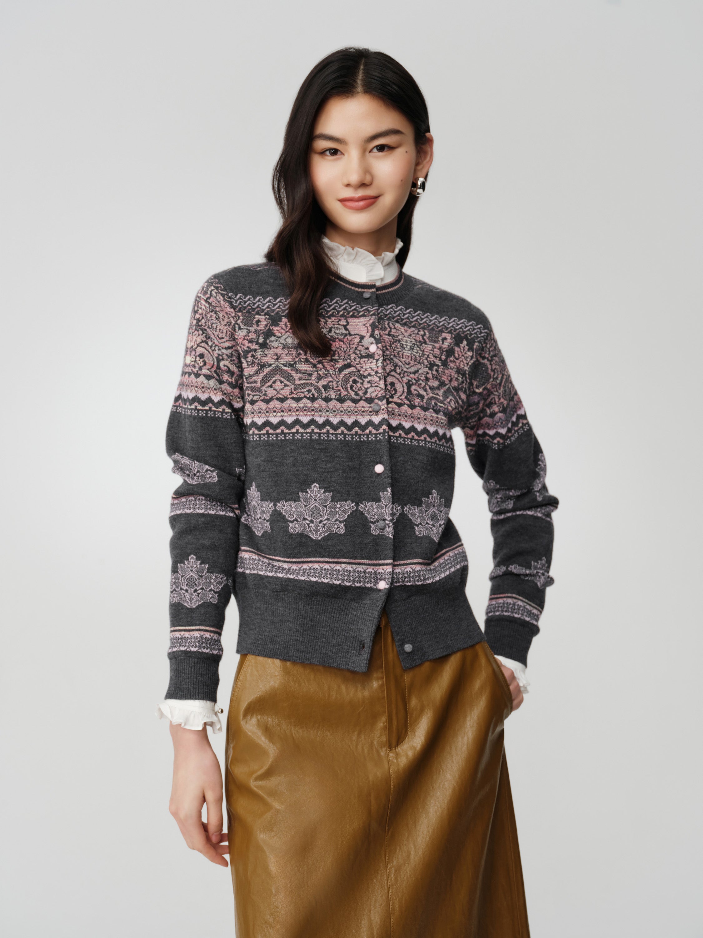 EP YAYING Knit Cardigan