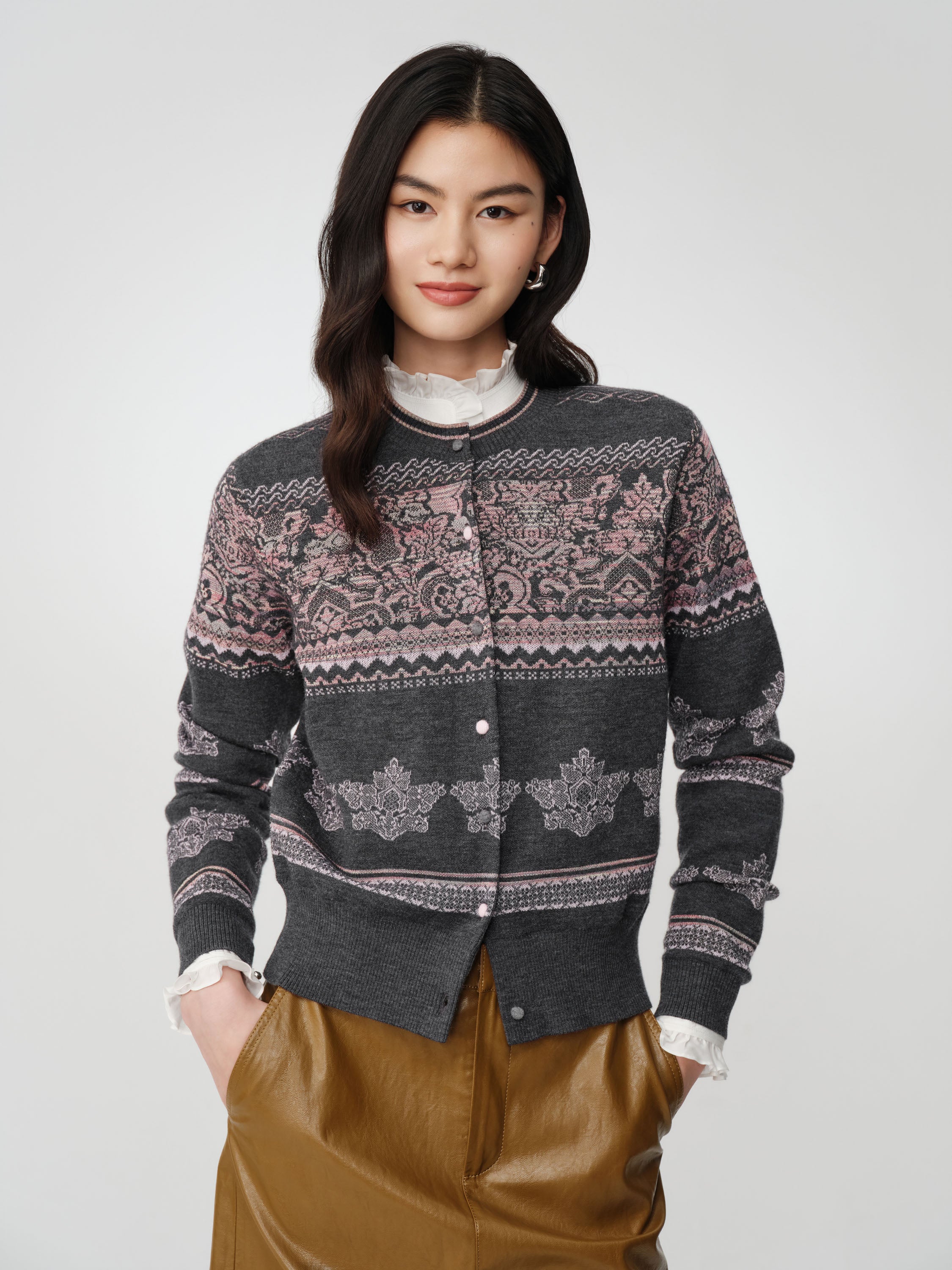 EP YAYING Knit Cardigan