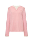 EP YAYING Faux Two-Piece Knit Pullover