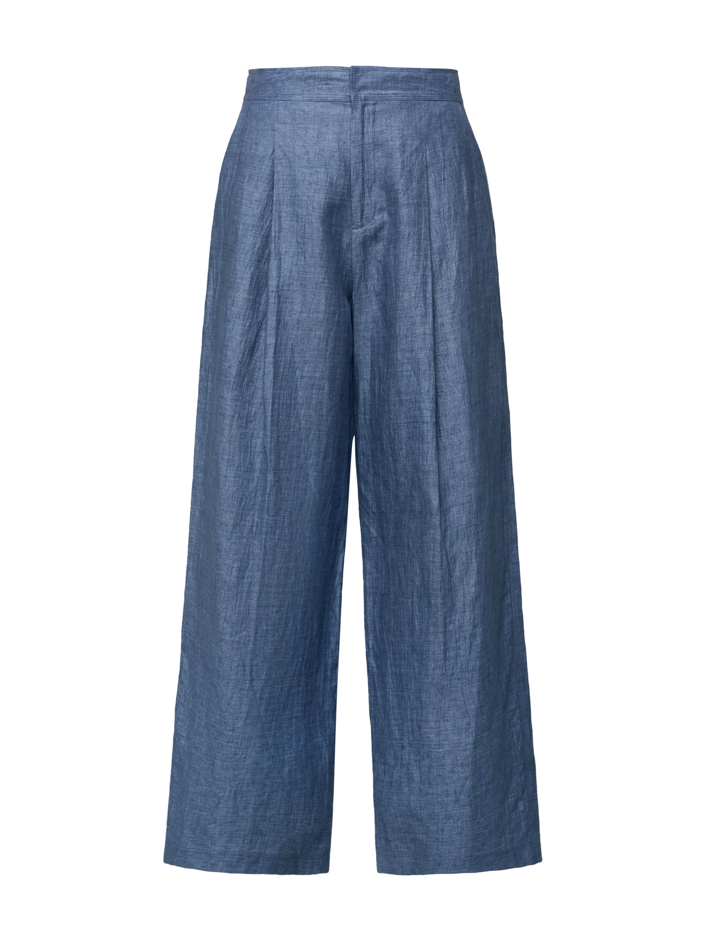 EP YAYING Linen Straight Leg Pants