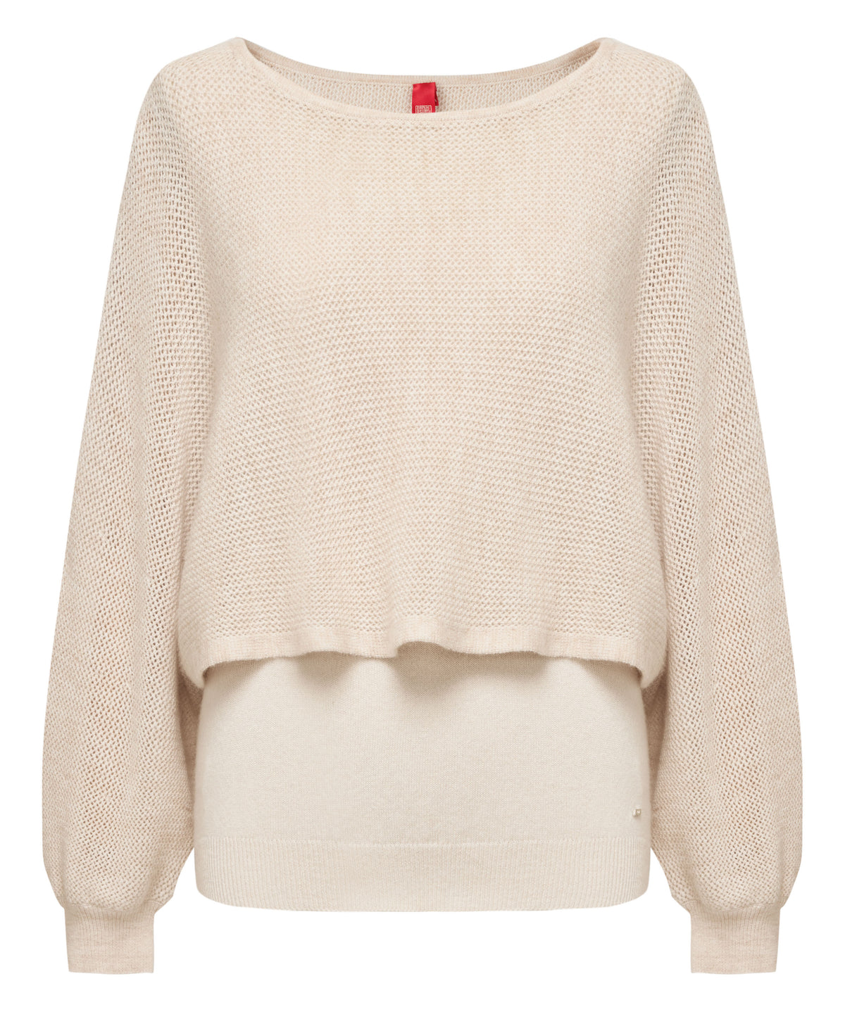 YAYING Lustrous Wool-Cashmere Two-Piece Set