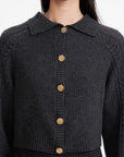 EP YAYING Wool Plaid Skirt