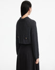 EP YAYING Wool Plaid Skirt