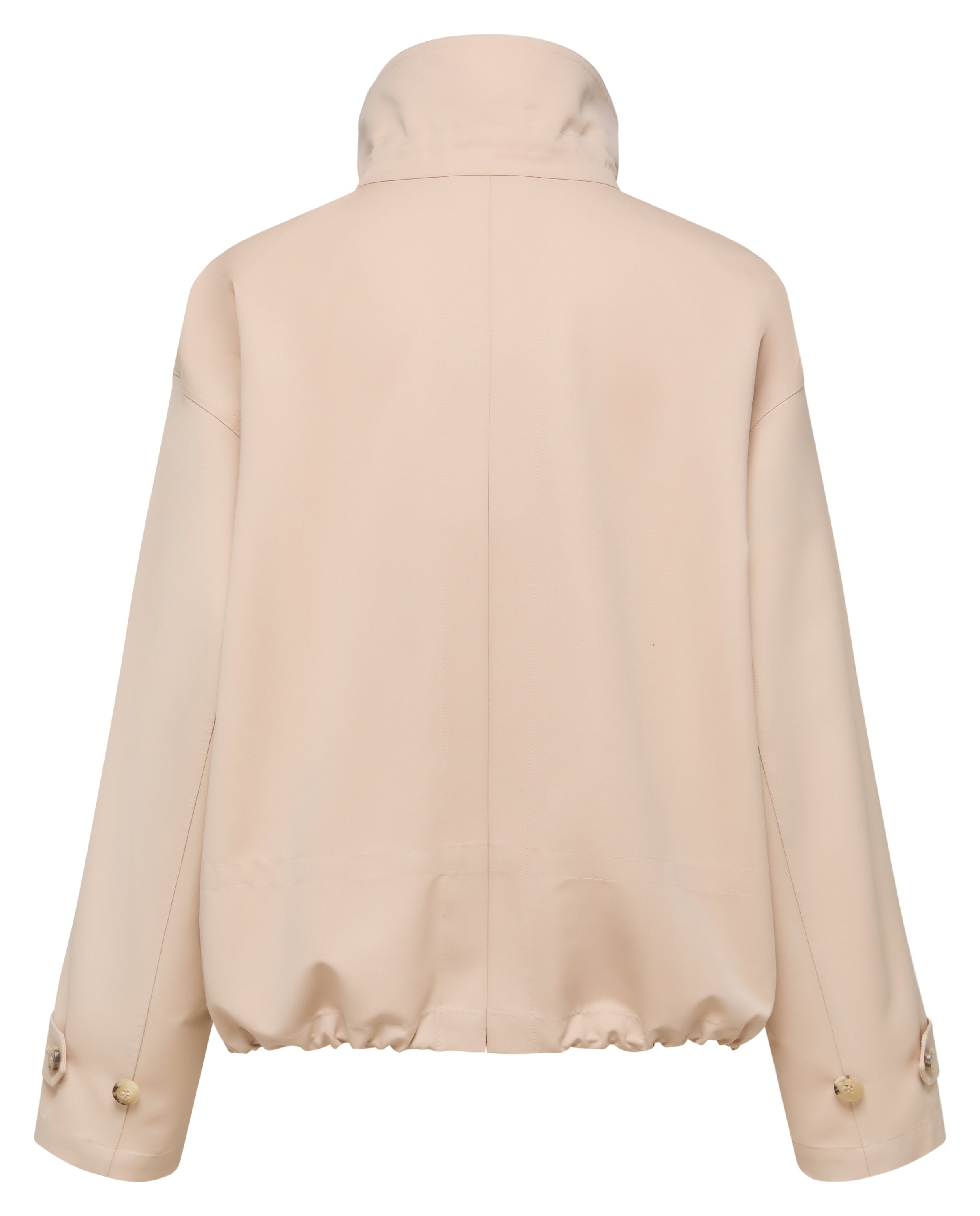 YAYING Pure Wool Tailored Cropped Wind Jacket