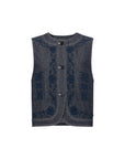EP YAYING Blue Label Ruyi Embroidered Vest