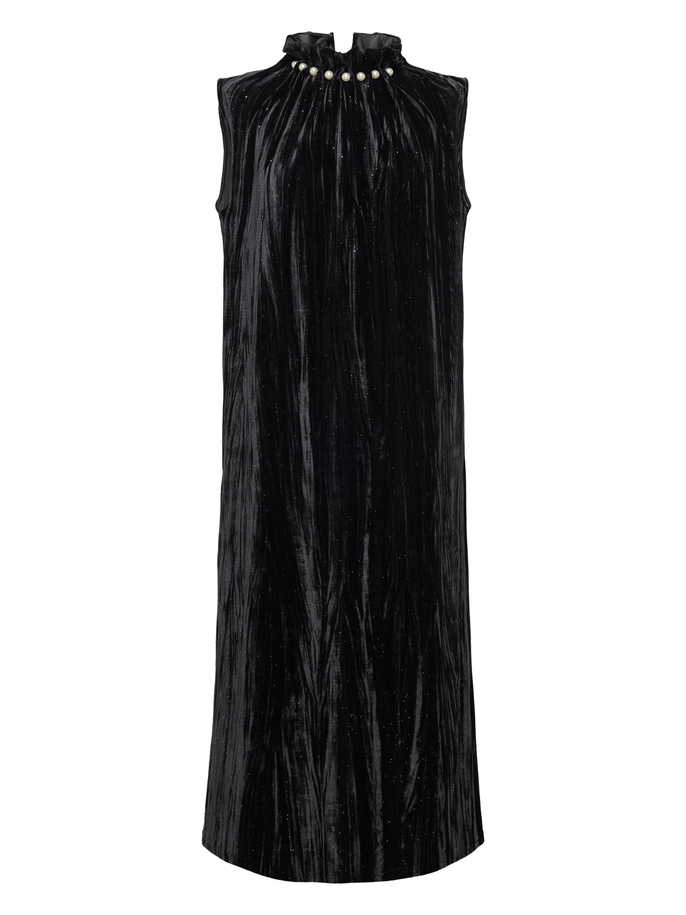 EP YAYING Stand-Collar Sleeveless Sequin Straight Dress EGLAA4105A