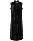 EP YAYING Stand-Collar Sleeveless Sequin Straight Dress