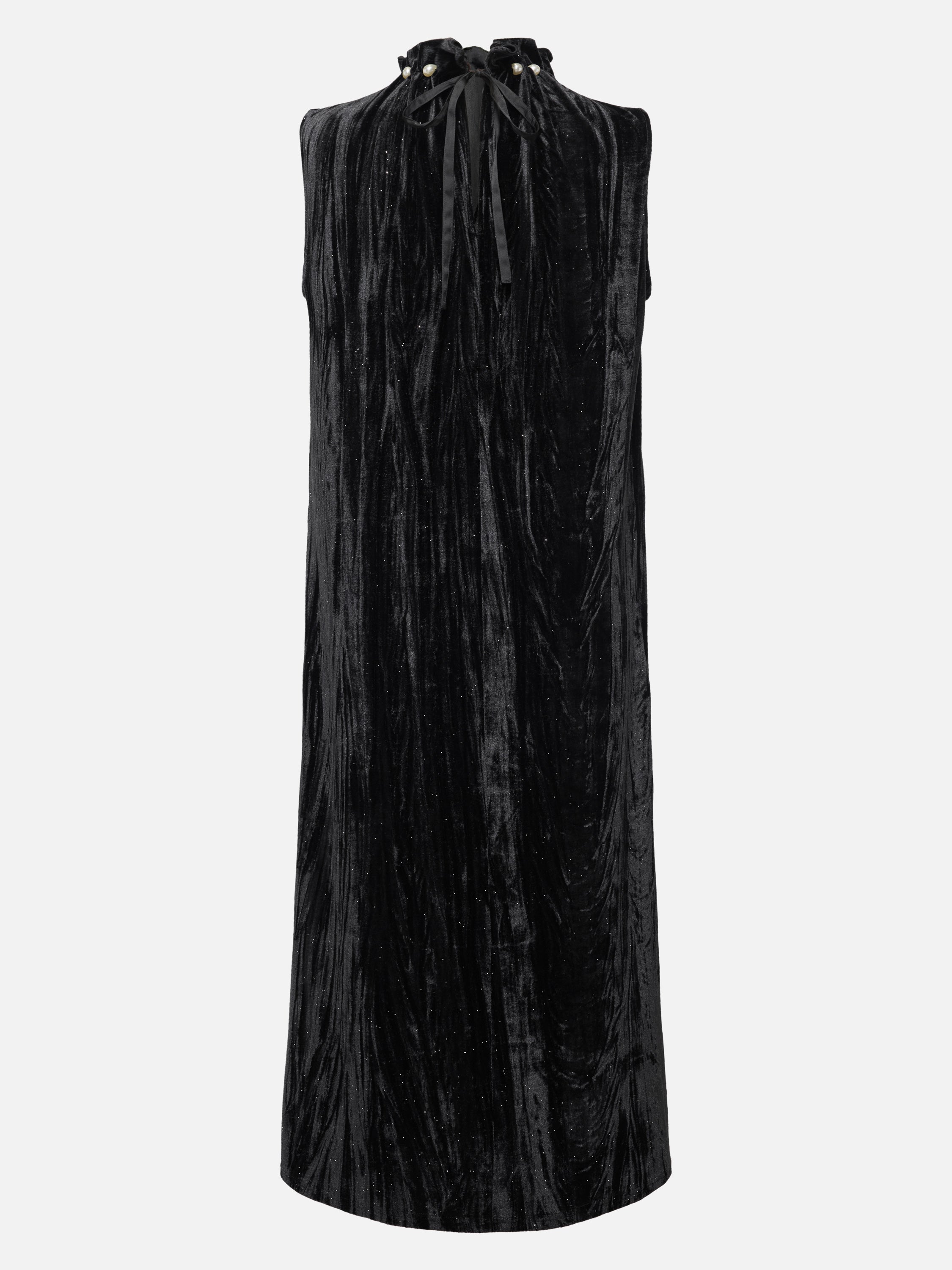EP YAYING Stand-Collar Sleeveless Sequin Straight Dress