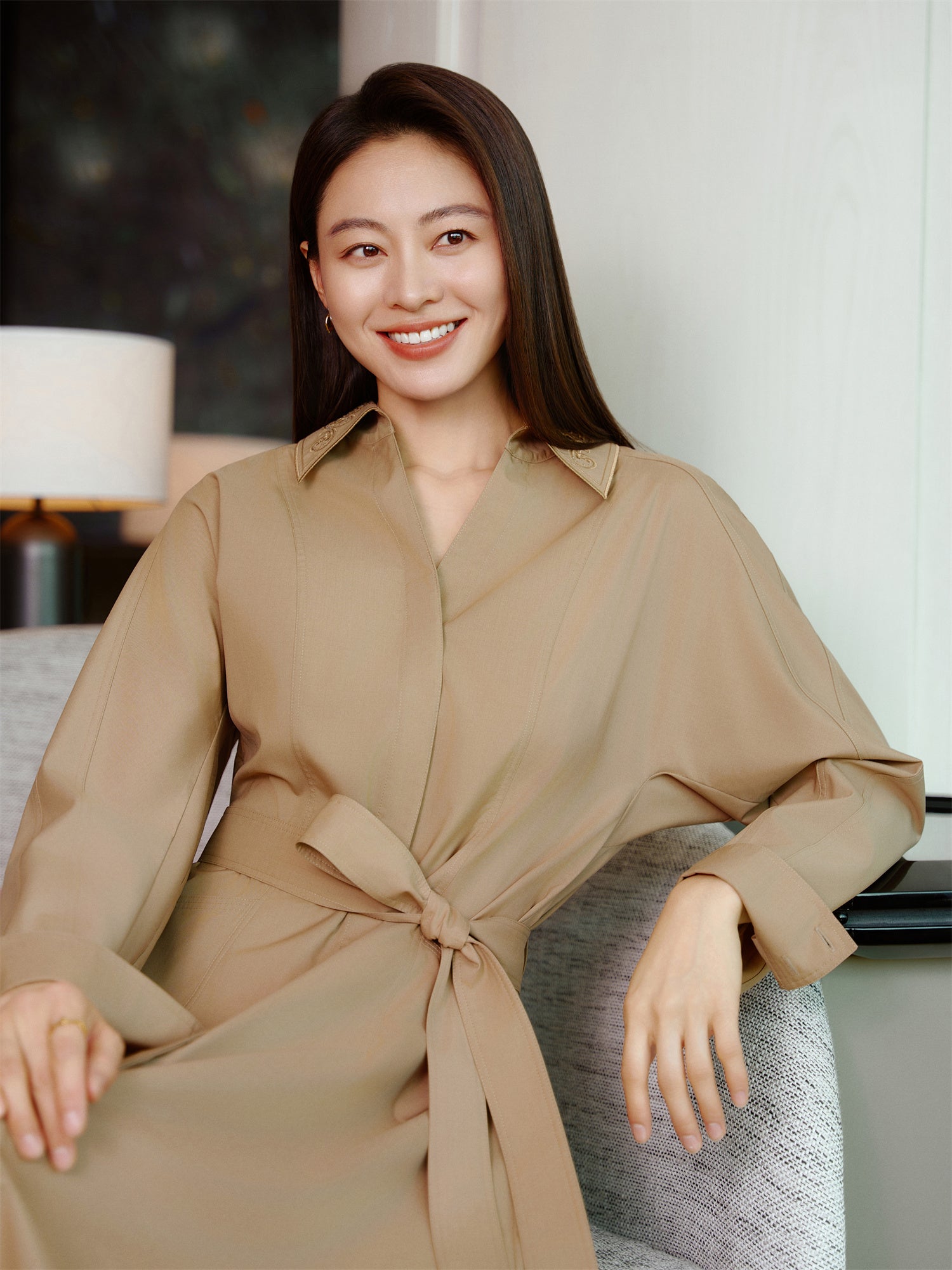 YAYING Mulberry Silk and Wool Dress EPKPW4301AE