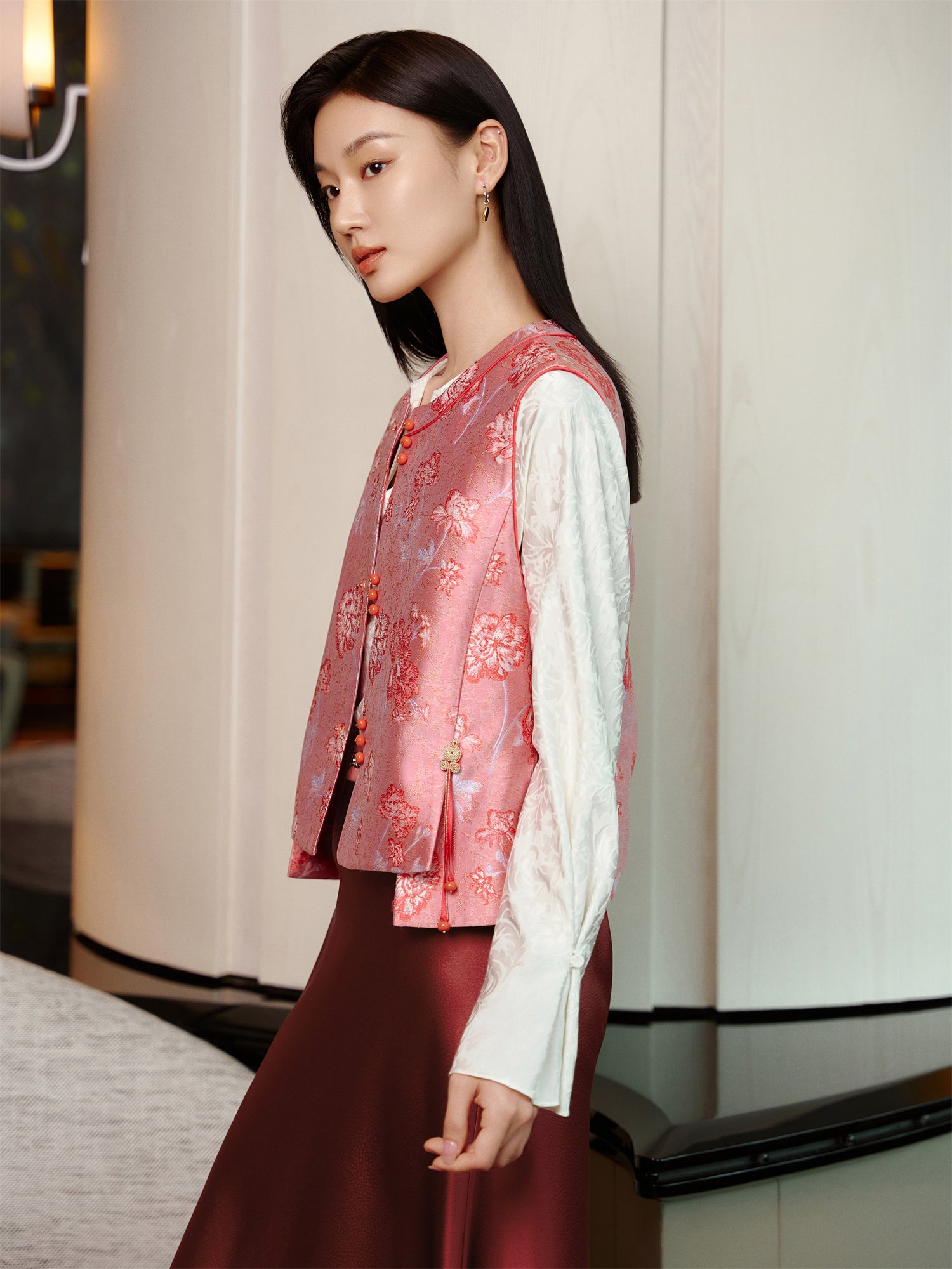 YAYING Song Brocade Vest EPKPS1008BR