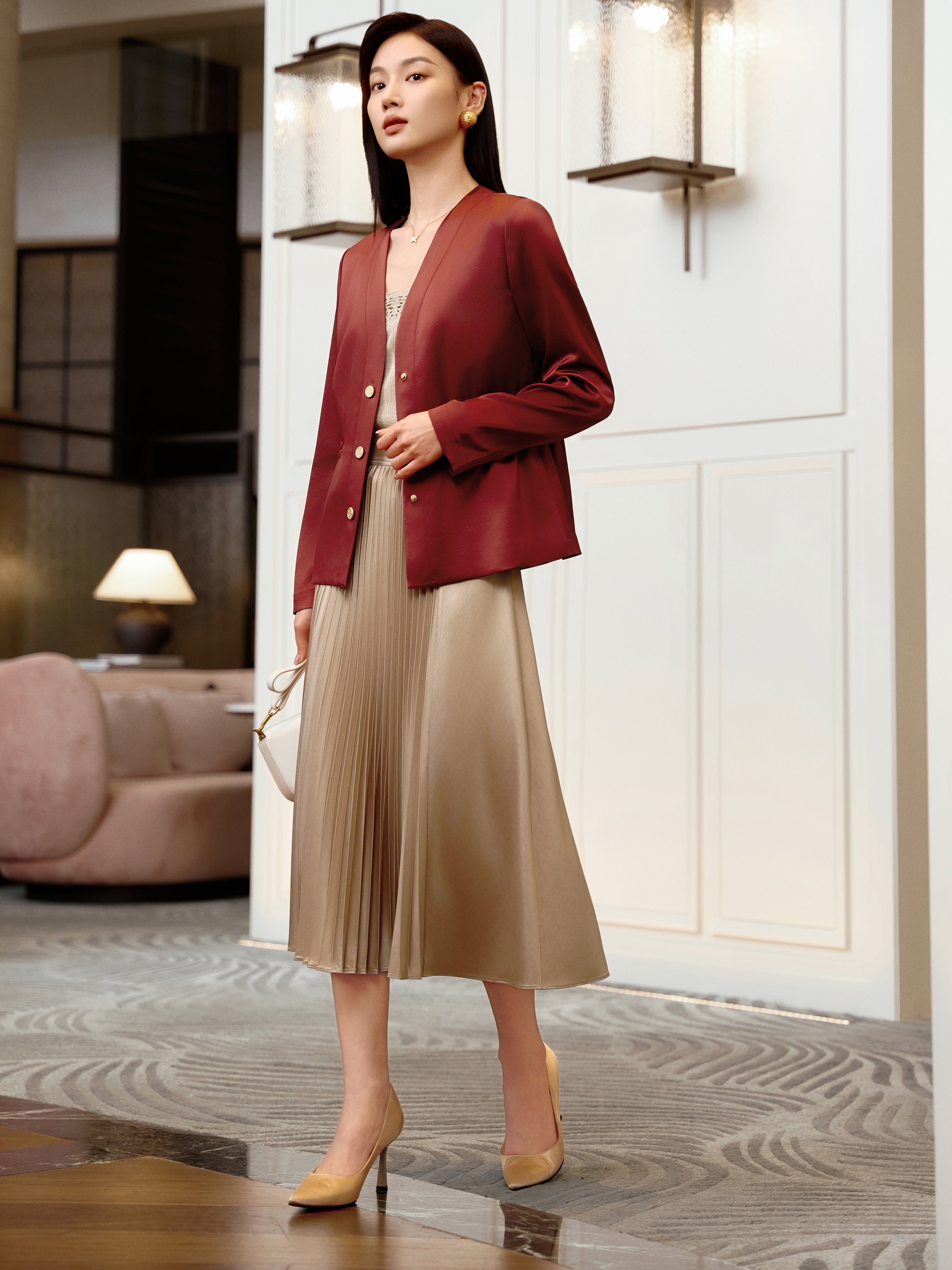 YAYING Khaki skirt