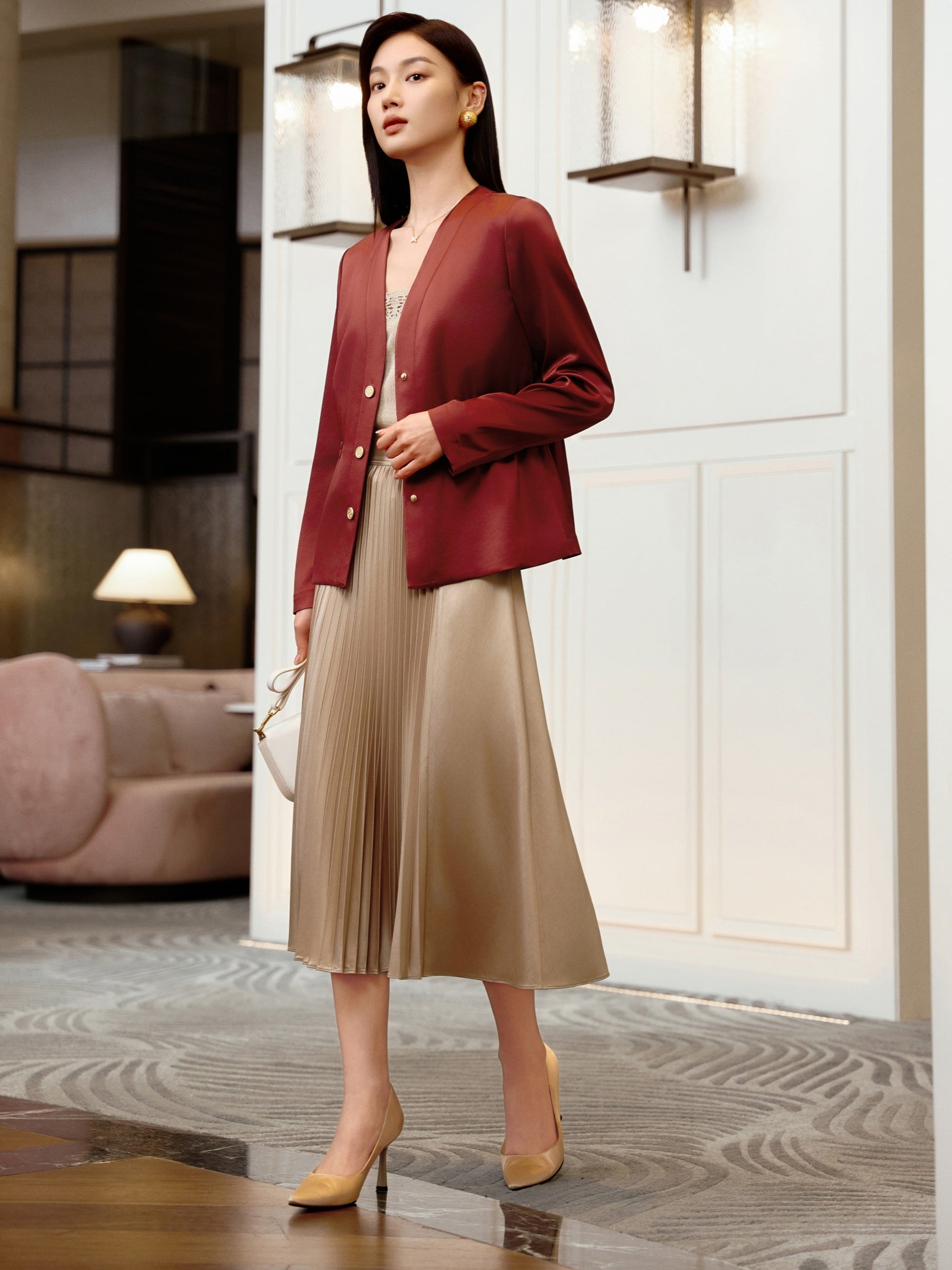YAYING Khaki skirt