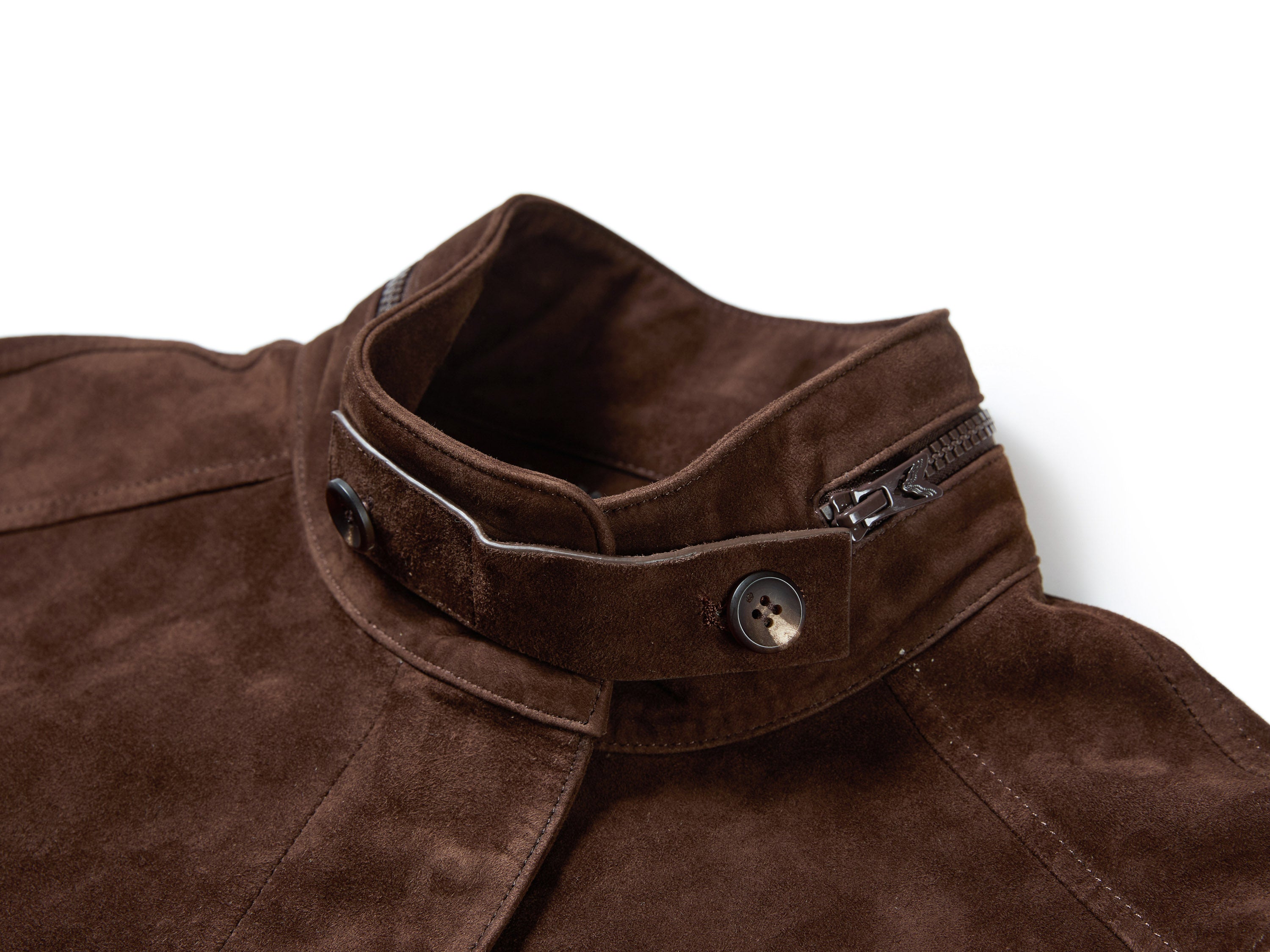 YAYING Full-Length Suede Coat