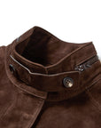 YAYING Full-Length Suede Coat