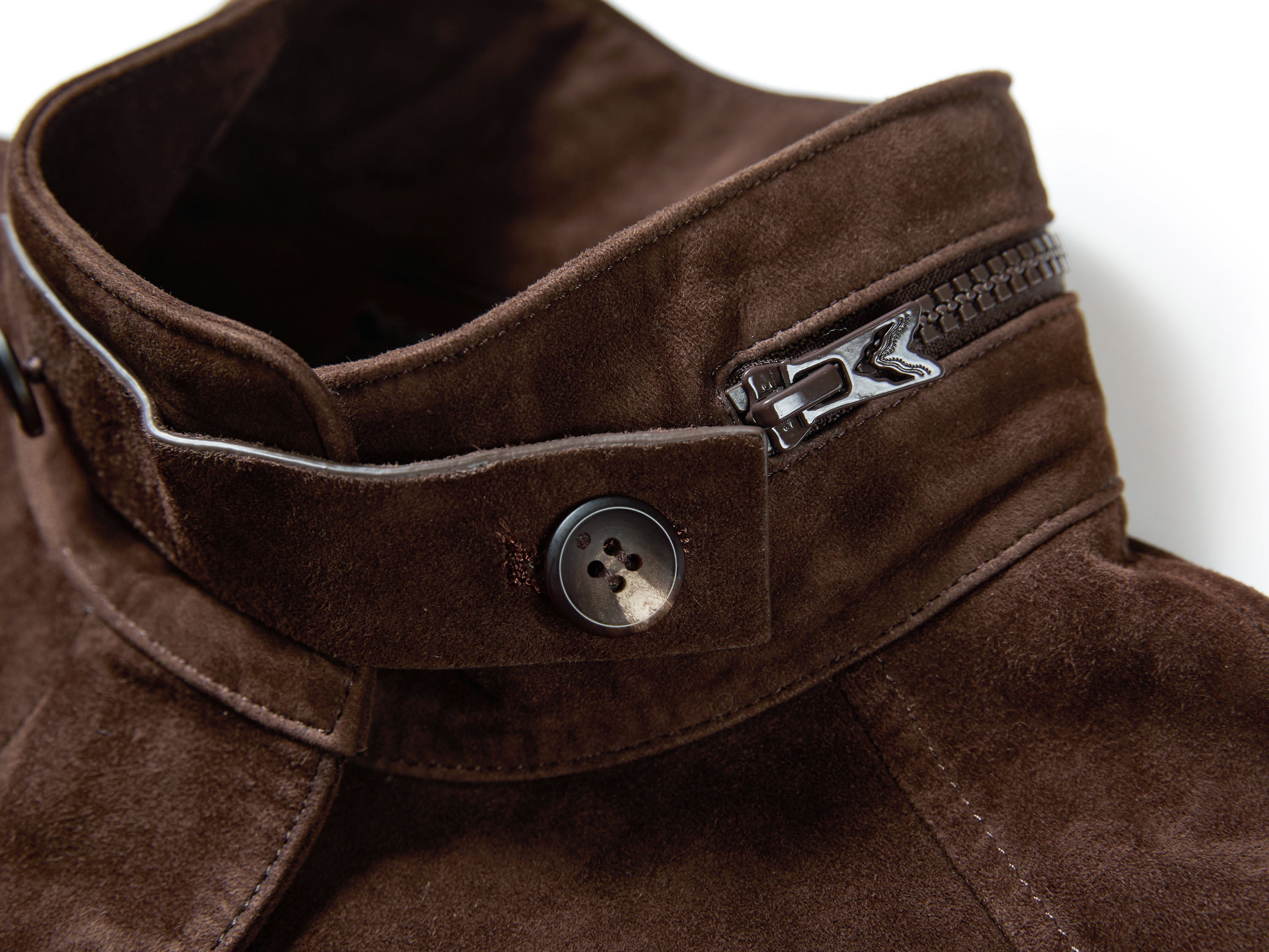 YAYING Full-Length Suede Coat