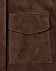 YAYING Full-Length Suede Coat