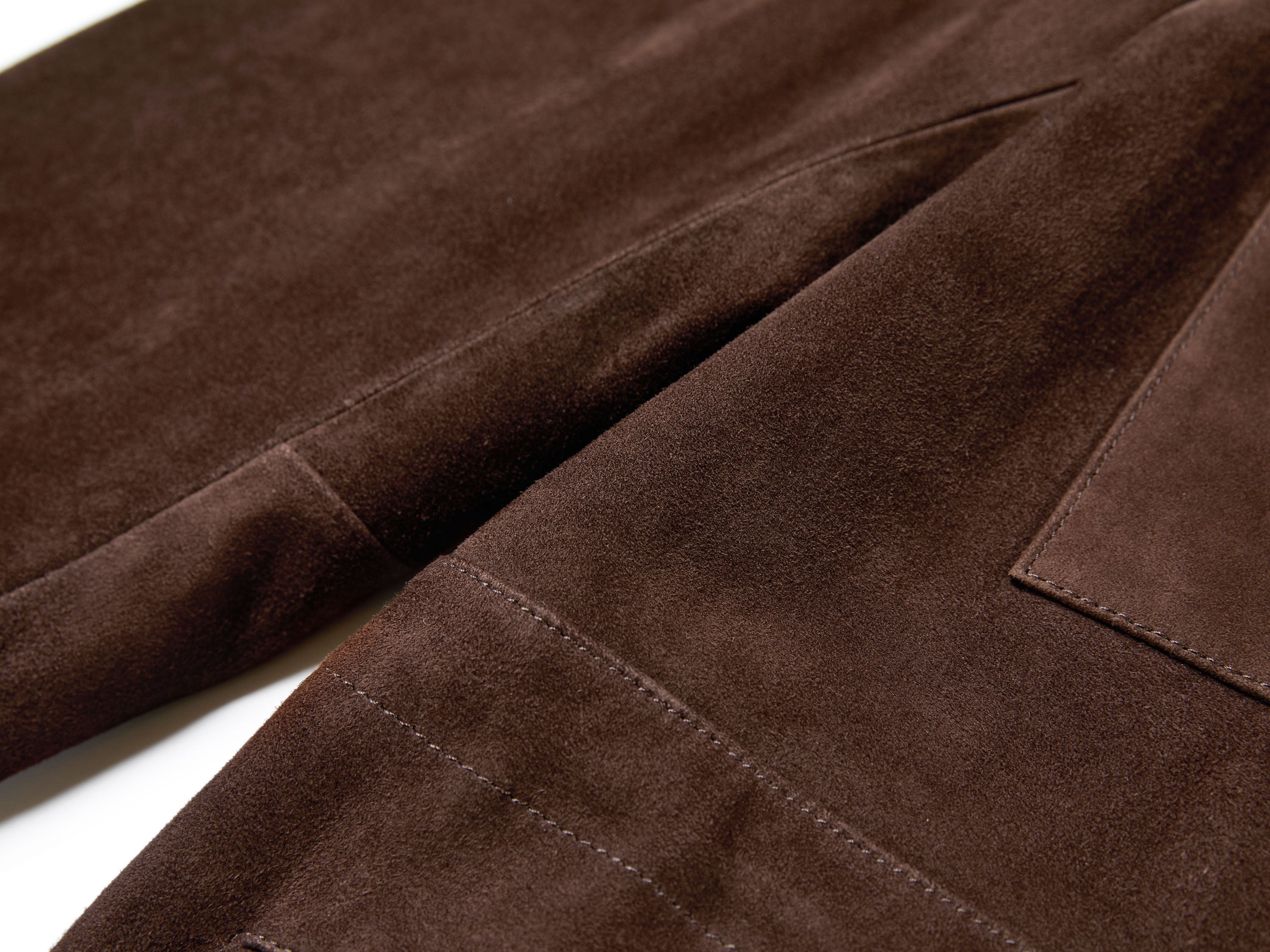 YAYING Full-Length Suede Coat