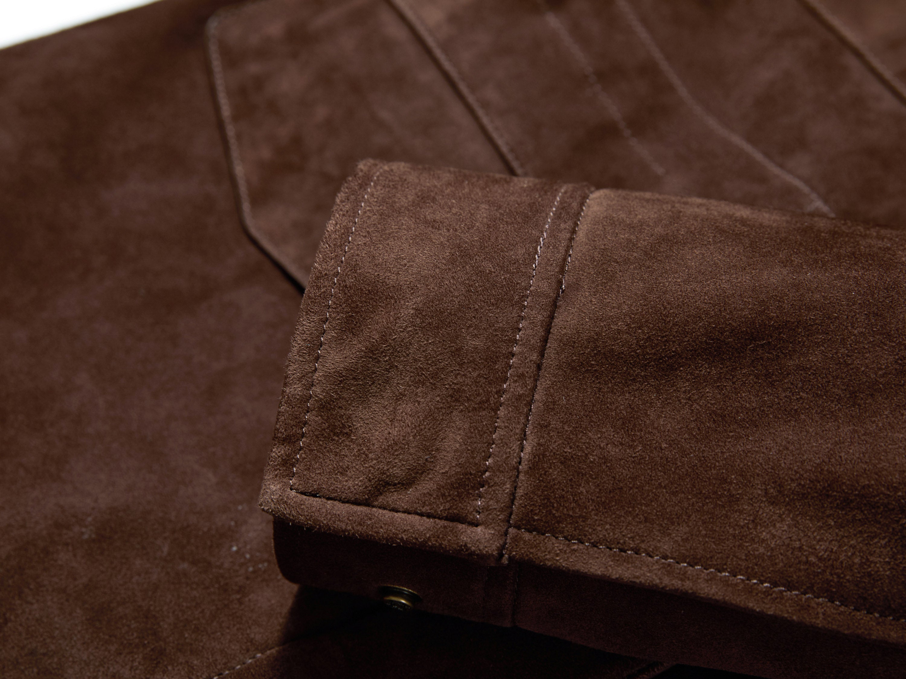 YAYING Full-Length Suede Coat