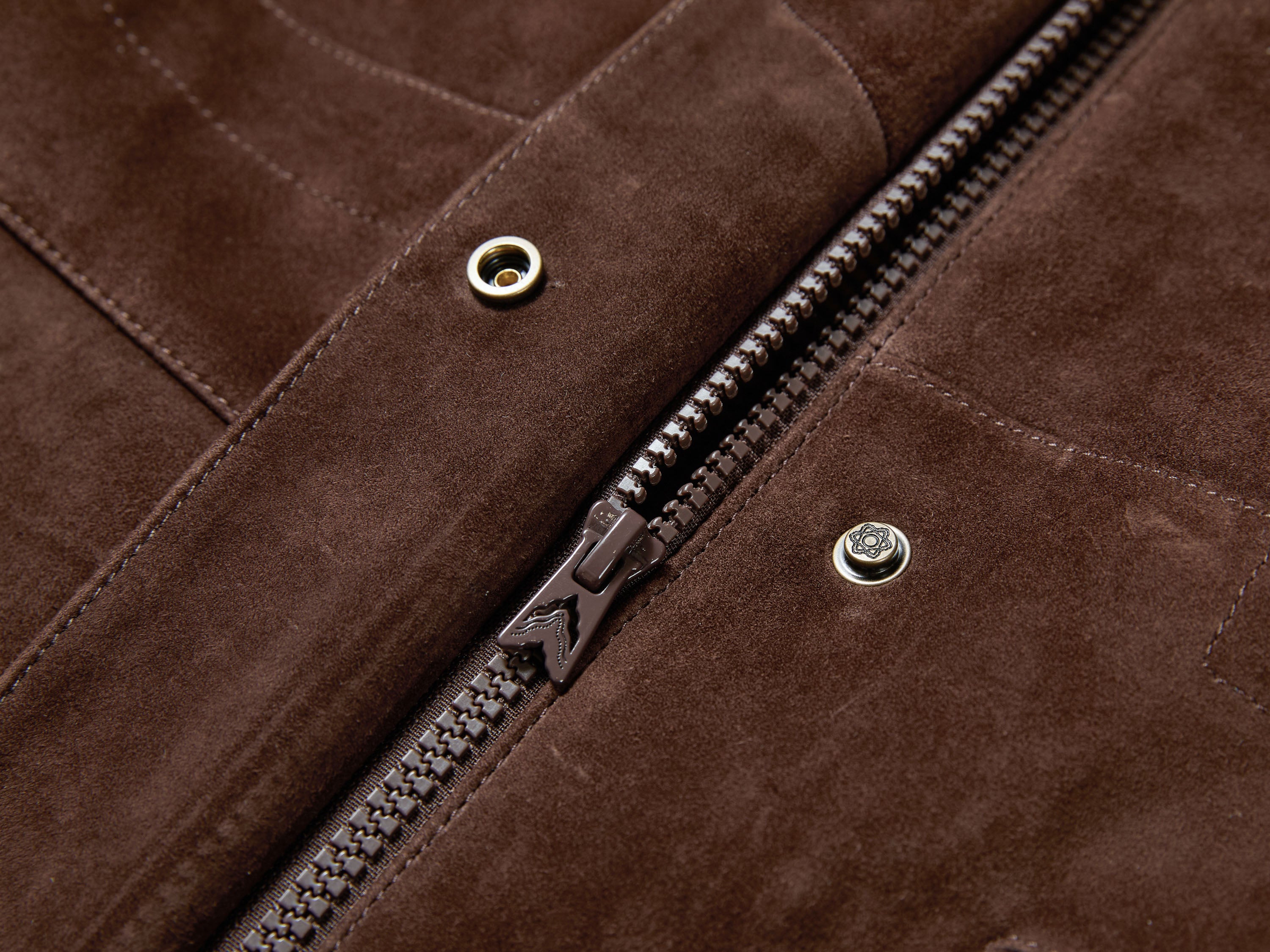 YAYING Full-Length Suede Coat