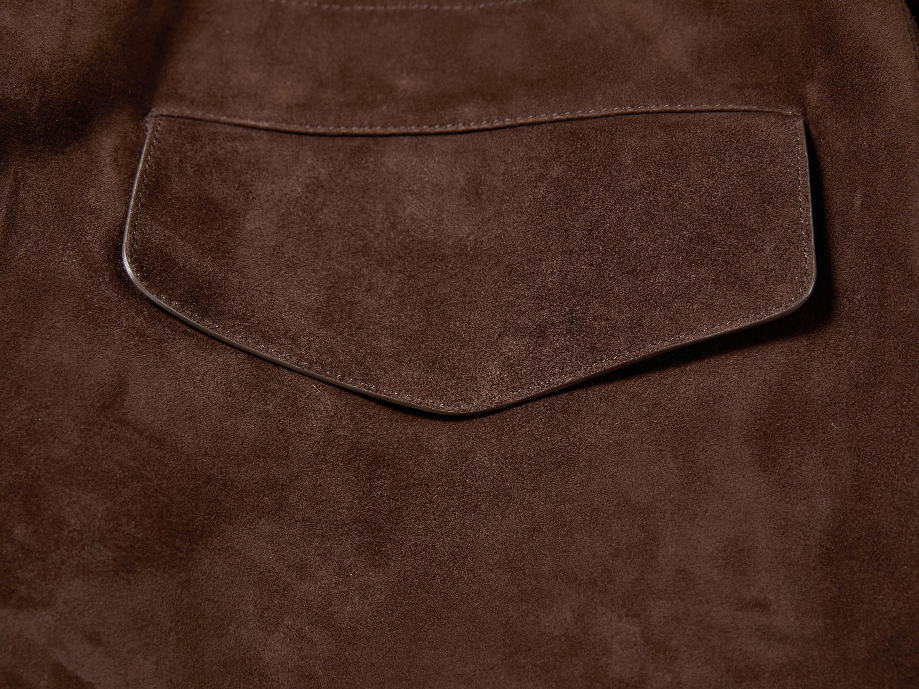 YAYING Full-Length Suede Coat