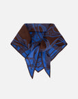EP YAYING Lustrous Silk Double-Sided Triangle Scarf