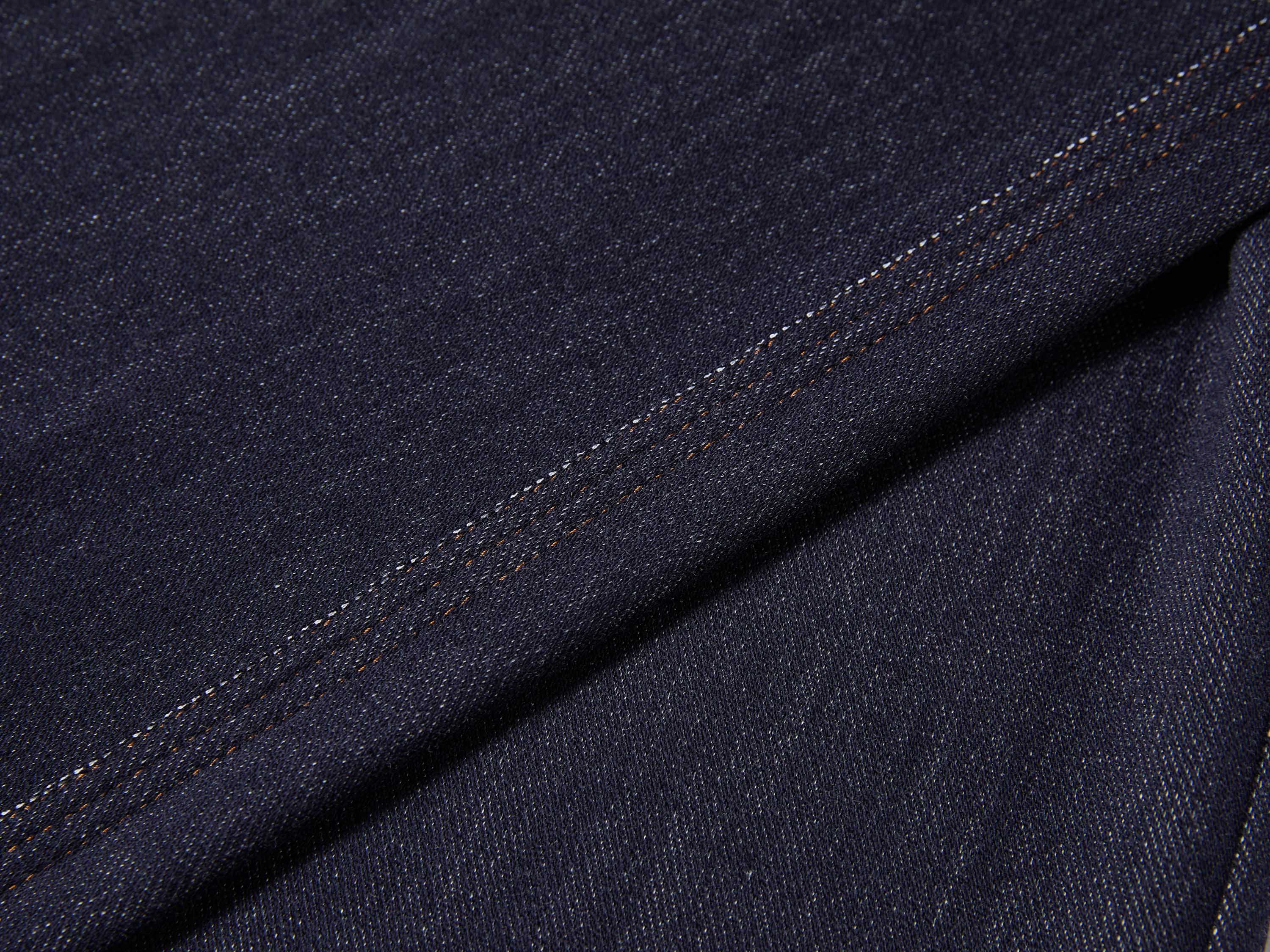 YAYING Cashmere Denim Straight-Leg Pants
