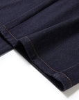 YAYING Cashmere Denim Straight-Leg Pants