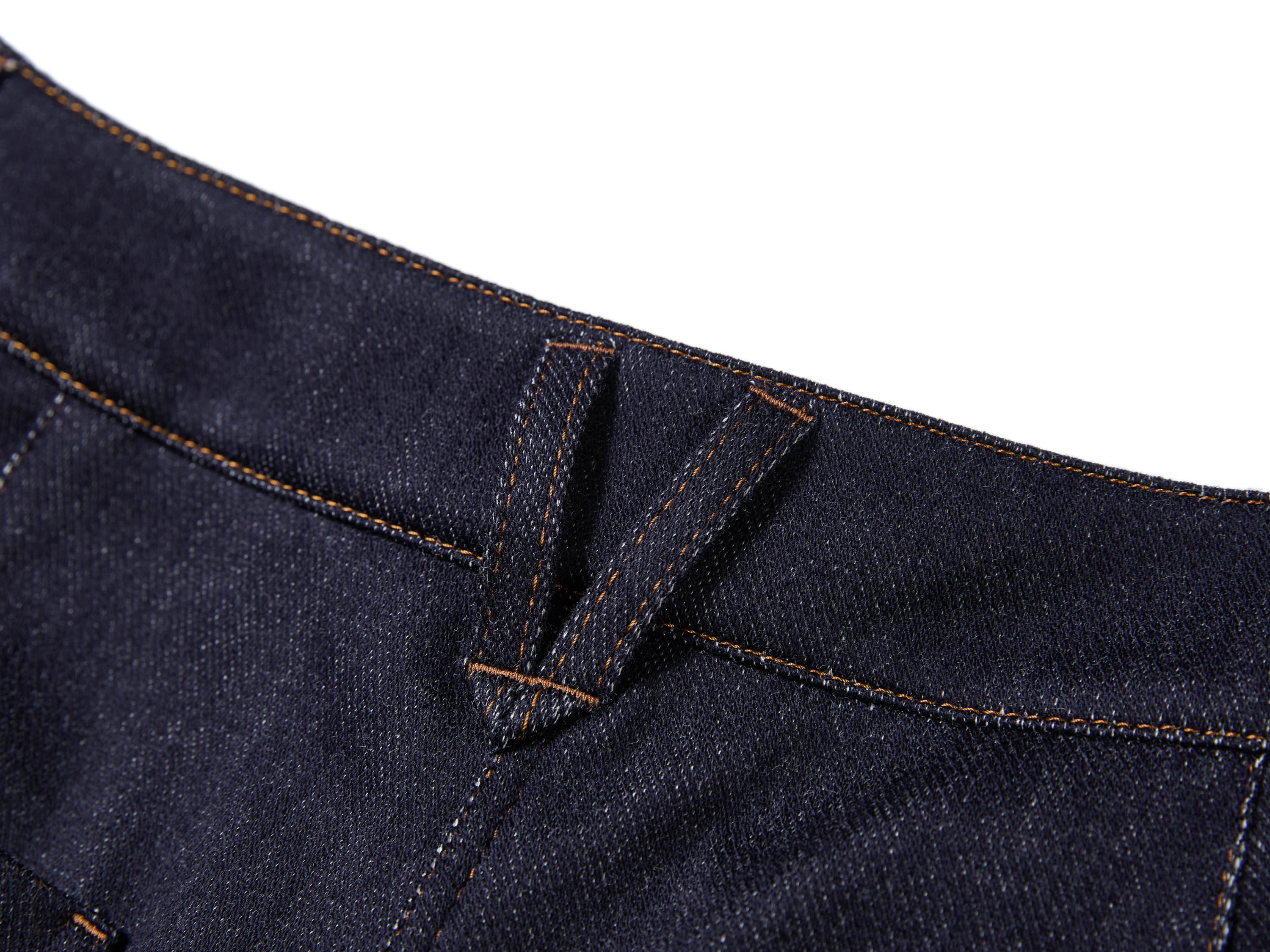 YAYING Cashmere Denim Straight-Leg Pants