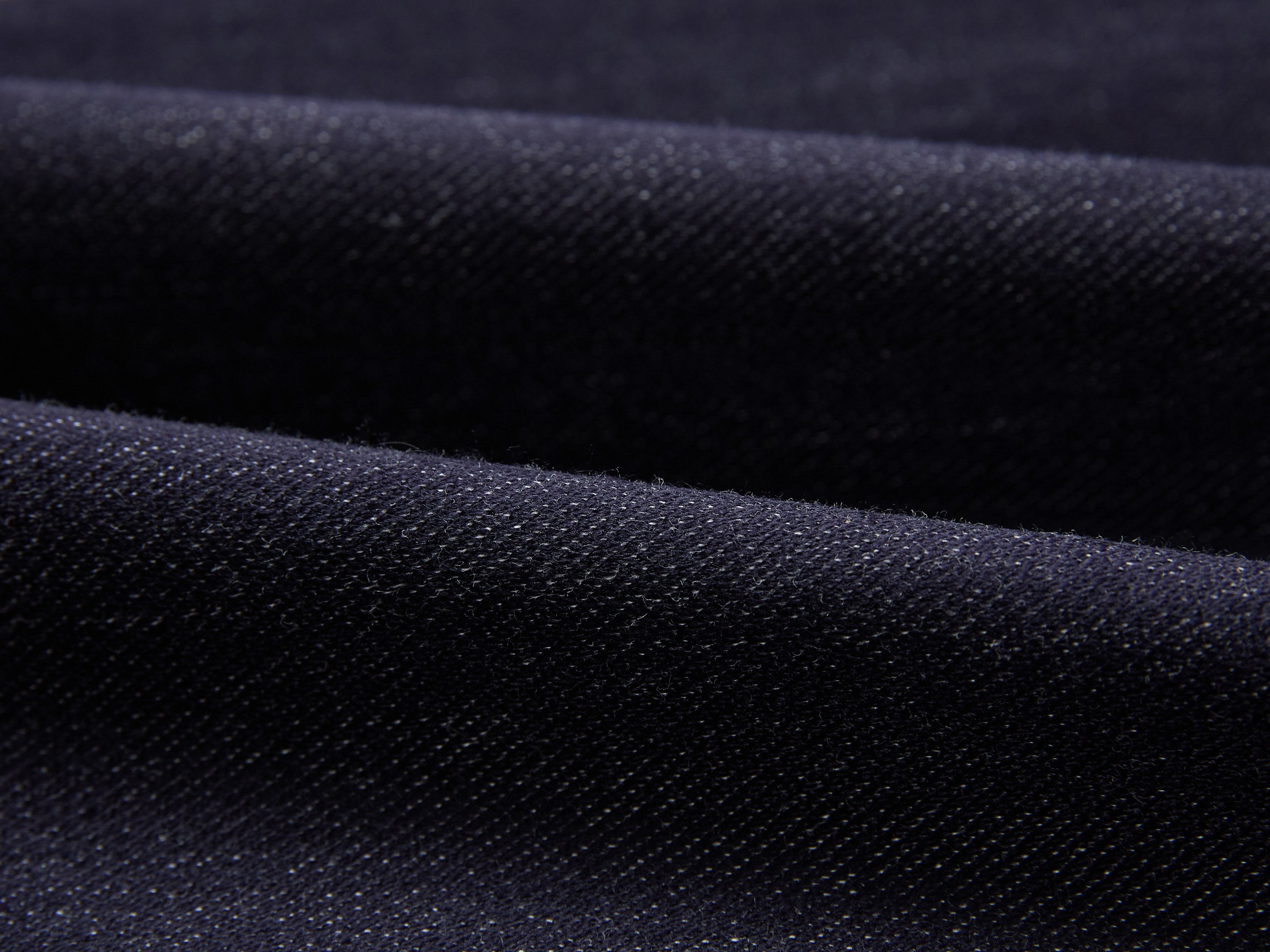 YAYING Cashmere Denim Straight-Leg Pants