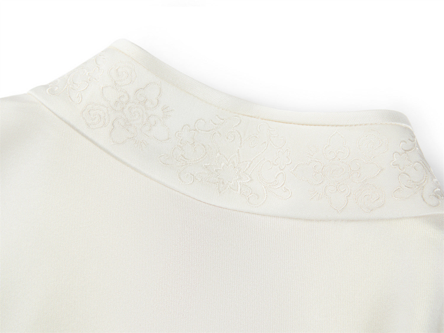 YAYING Acetate Embroidered Shirt EPKAS2204AW